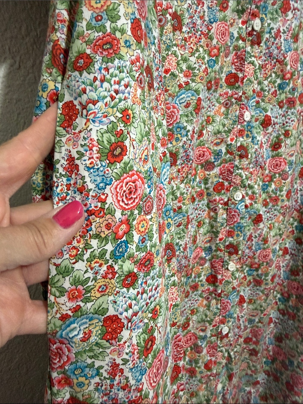 HYACINTH HOUSE
Red Floral Ruffle Collar Louisa
Maxi Dress Size L - Picture 10 of 13